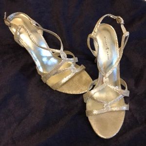 EUC Silver Heels